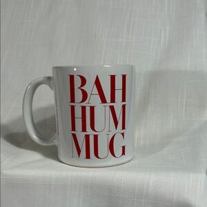 BAH HUM MUG White and Red Ceramic Mug
